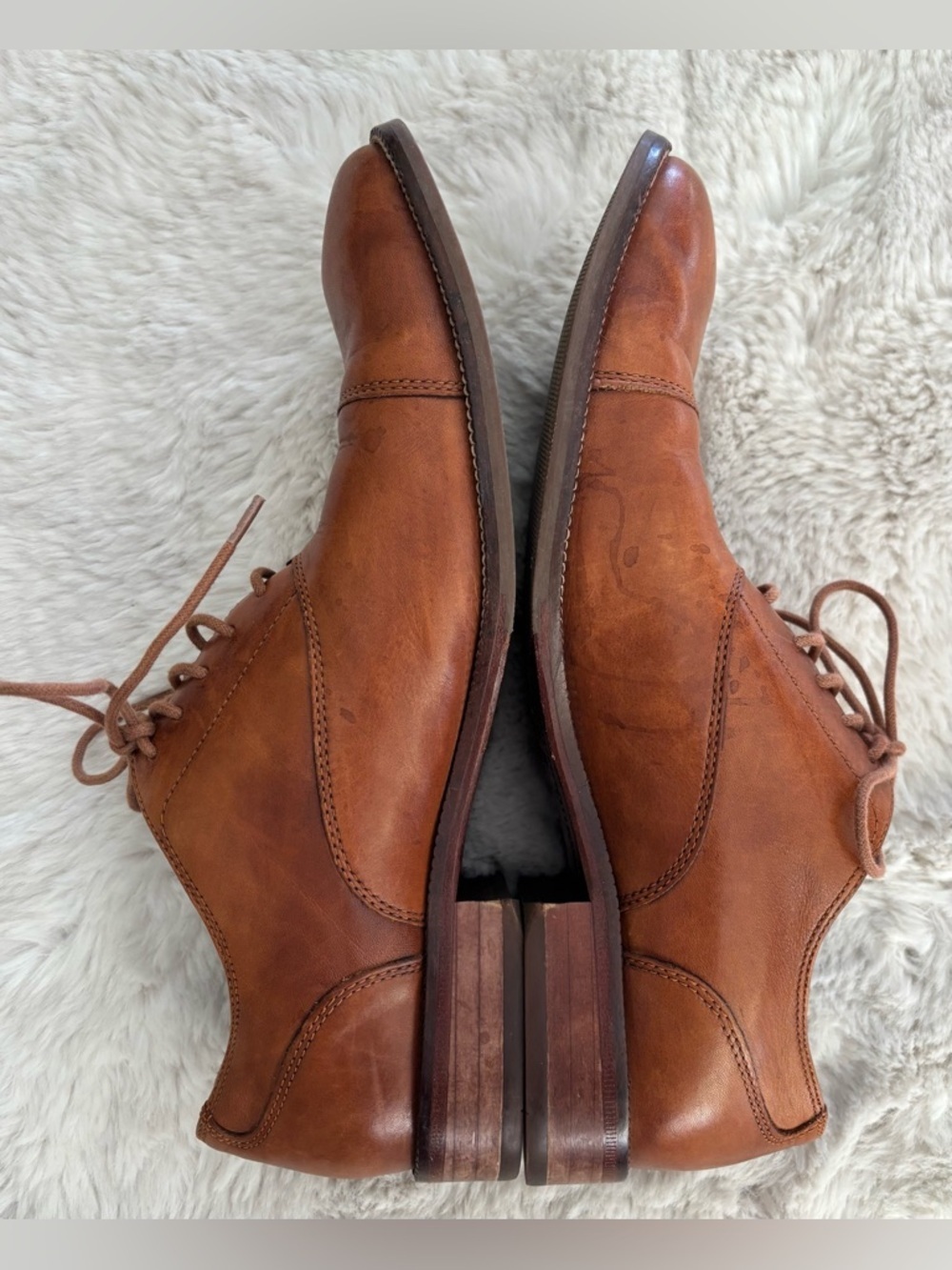 Cole Haan Men’s Williams Cap Toe Oxford Loafers Shoes in Cognac Brown Size: 9.5M - Picture 6 of 8